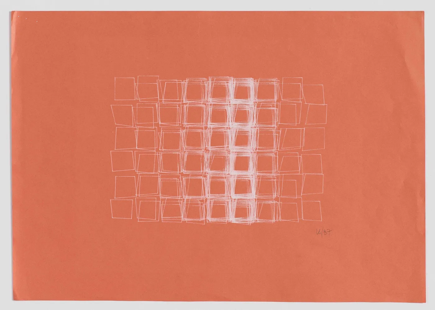 Structure de Quadrilateres by Vera Molnár